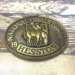 Hesston National Finals Rodeo *1979* Belt Buckle